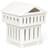 Kähler Urbania Stabbur White Lanterne 13.5cm