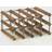 Traditional Wine Rack Add-on Dark Wood Vinreol 42x22.8cm