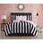 Juicy Couture Cabana Stripe Black/White Sängöverkast Vit, Svart (228.6x228.6cm)