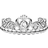 Pandora Princess Tiara Crown Ring - Silver/ Transparent