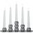 Watt & Veke Lykke Combinable Chrome Candle Holder 28cm