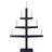 Star Trading Tripp Black Adventsljusstake 49cm