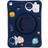 MAULUND iPad 10.2/ Air 10.5 (2019) Children's Cover - Astronaut w. Stand & Shoulder Strap - Dark Blue