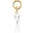 Sif Jakobs White Zirconia Occhio Earring Charm SJ-CH2376-CZ-YG