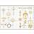 Shein Personalized Star And Moon Element Bronzing Tattoo Stickers 2 Pieces