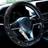 Shein Rhinestone Decor Car Wheel Cover