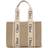 Chloé Woody Medium Shopper Bag Linne - Rosa