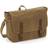 Quadra Heritage Leather Accents Messenger Bag Multicoloured