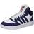 adidas Hoops 3 Mid Lifestyle Basketball Shoes - Cloud White/Dkblue