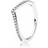 Pandora Sparkling Wishbone Ring - Silver/Transparent