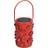 Luxform Global Red Garden Solar Daisy Flower Lantern