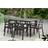 Keter Metalea Bronze Garden Patio Dining Set