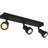 SLV Puri Matt Black Ceiling Flush Light 5cm