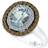 Le Vian Ring - White Gold/Aquamarine/Diamond