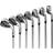 Cobra Golf 2022 LTDX Iron Set Satin Chrome Gold Fusion