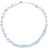 Sorelle Jewellery Fearless Necklace - Gold/Aquamarine