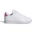 adidas Kid's Advantage Lifestyle Court Lace - Cloud White/Pulse Magenta/Wonder Quartz