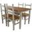 Core Products Halea Grey Dining Table 75x118cm 5pcs