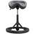 Backapp 2.0 Smart Vegan Leather Black Ball/Black/Black Grey Saddle Chair 81cm