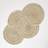 Homescapes Cream, Natural Spiral Jute Place Mat White
