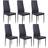 Kosy Koala Leather Black Kitchen Chair 96cm 6pcs