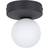 Edit Bianca Black Ceiling Flush Light ∅ 12cm