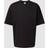Selected Oversize Korta Ärmar T-shirt Svart