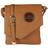 LORENZ Flapover Crossbody Bag - Brown