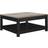 Altra Carver Black Coffee Table 89.9x89.9cm