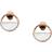 Skagen Agnethe Earrings - Rose Gold/White