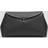 Toteme T-Lock Leather Clutch - Black