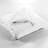 Gaïa Crips White Cotton Gauze Filt Vit (200x90cm)
