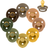 Bibs Autumn Bliss Round Color Pacifier Bundle Size 1 8pcs