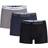 Urban Quest Bamboo Baselayer Tights 3-Pack - Black/Gray/Blue