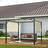 LivingAndHome Pergola - Cream White 3x3 m