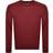 HUGO BOSS Botto with Embroidered Logo Sweater - Dark Red