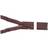 YKK YKK Delbar Lynlås Antik Messing 30cm 4mm Brun
