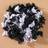Shein 50 Pcs Black And White Mini Butterfly Hair Claw Clips, Small Hair Clips Pins Clamps