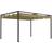 OutSunny Pergola with Retractable Roof - Khaki 3x2 m