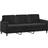 vidaXL 3-Sitssoffa Svart 180 cm Sammet Soffa 3-sits