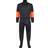 Typhoon Mens Roan Hinge Zip Drysuit Orange Graphite