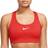 Nike Women's Swoosh Medium Support Padded Sports Bra - University Red/White