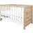 Tutti Bambini Modena 3 in 1 Cot Bed White/Oak 29.5x58.3"