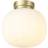 Discovery Chicago Small Satin Gold Ceiling Flush Light 19cm