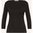 Tommy Hilfiger Three-Quarter Sleeve Boat Neck T-Shirt BLACK