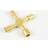 Rothenberger 4-Way Key Brass/Gold
