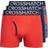 Crosshatch Mens Lynol Boxers 3pk Red Red