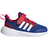 Adidas Infant X Marvel Fortarun 2.0 Spiderman Cloudfoam Elastic Lace Top Strap Shoes - Royal Blue/Cloud White/Better Scarlet