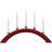Star Trading Halla Red Adventsljusstake 55cm
