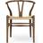 Carl Hansen & Søn CH24 Røget Eg/Naturflet Køkkenstol 76cm